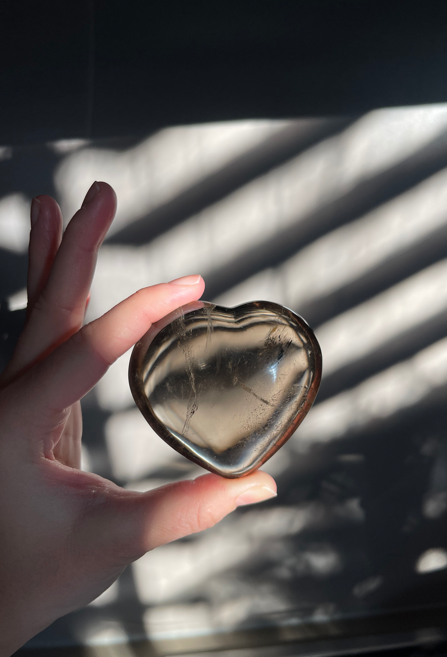 Smoky Quartz Heart